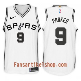 NBA San Antonio Spurs Trikot Tony Parker 9 Nike 2017-18 Weiß Swingman - Herren